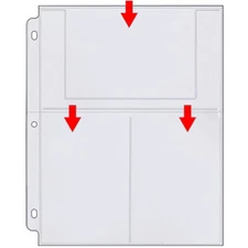 StoreSMART Photo / Postcard Page for 3-Ring Binders 25Pk LC46-25