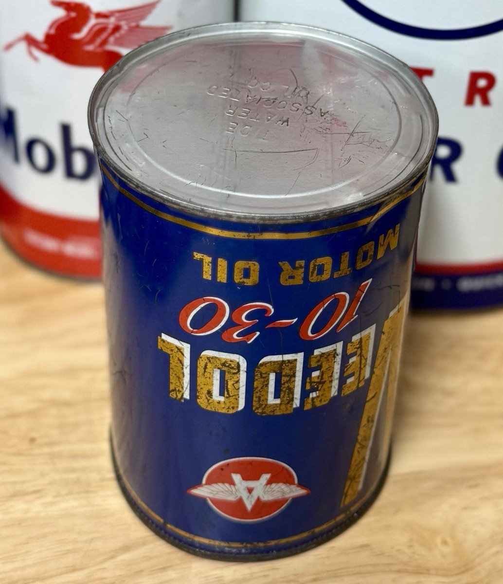 Vintage Veedol Flying A 10-30 Motor Oil Can Quart Empty | eBay