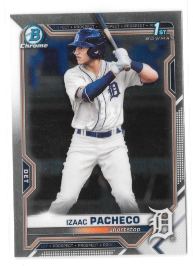 2021 Bowman Draft 1st - Chrome Izaac Pacheco #BDC-46
