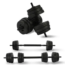 Fitvids 2 in 1 Adjustable Dumbbell Set, 60lbs Free Weights Set with Connector