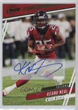 2020 Panini Prestige Xtra Points Green Signatures Keanu Neal #92 Auto 2s2