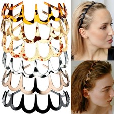 Supgoodom 6 PCS Zig Zag 1 Count Pack of 6 , Fashion Tortoiseshell Amber