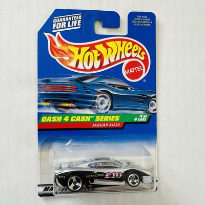 Hot Wheels 1998 Dash 4 Cash Jaguar XJ220 #1 of 4 Cars #721 Mattel Wheels NEW!