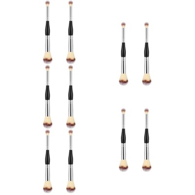  5 PCS Doppelseitiger Puderpinsel Fräulein Lidschattenpinsel Fundamentpinsel