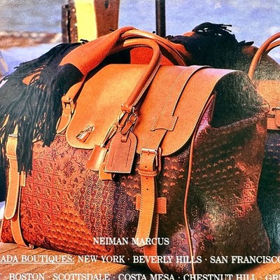 1998 Escada Luggage Marcaretha Ley Vintage Print Ad Fashion Accessories Advert