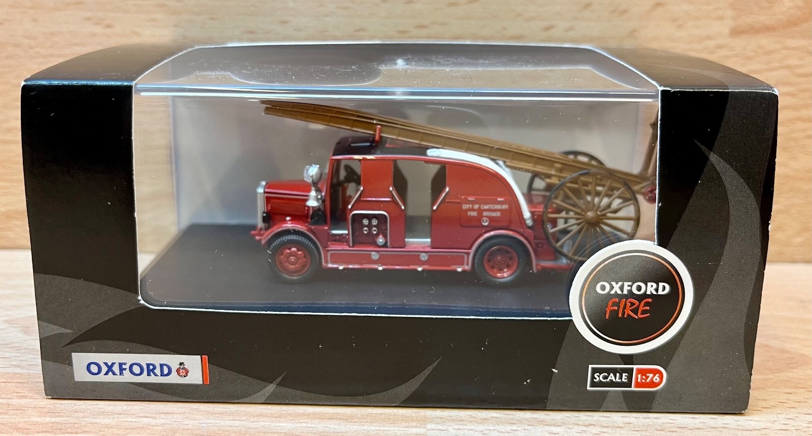 Oxford 1:76 Scale 76LC002 Leyland Cub FK7 City of Canterbury Fire Brigade.