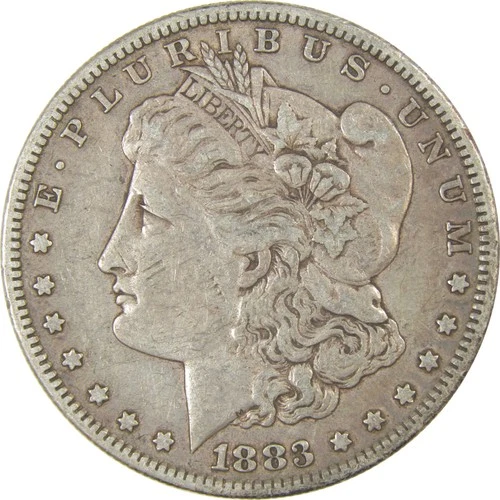 1883 S Morgan Dollar VF Very Fine Silver $1 Coin SKU:I24240