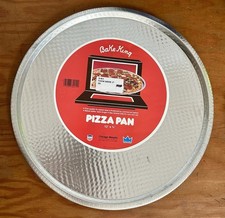 Vintage NOS Bake King 12” Pizza Pan Brick Oven Grill Kitchen Baking Metal Tray