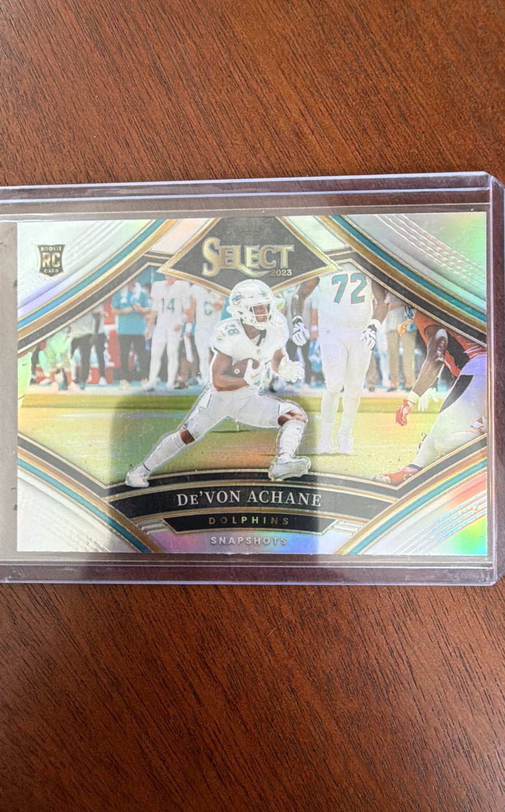 De'Von Achane Panini Select Snapshots #SSDA Prizm