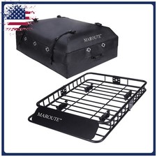 Heavy-duty Roof Rack Cargo Basket 200 Lbs Steel Rooftop Luggage Carrier For Suvs Heavy-duty Roof Rack Cargo Basket 200 Lbs Steel Rooftop Luggage Carrier For Suvs