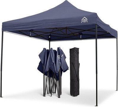3x3m Pop Up Gazebo mit Zubehör Schwerlast Allwetterwasserdicht