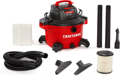 #ad CRAFTSMAN 12 Gal 6.0 Peak HP Wet Dry Vac: Large Project Shop Vacuum CMXEVBE17594 $115.00