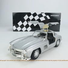 MINICHAMPS 1/18 Benz 300 SL W198 1955 Gull wing gate Metal Diecast Model Car