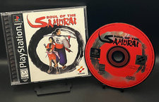 Soul of the Samurai PS1 PlayStation Black Label CIB w/ Registration Card TESTED
