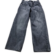 Levi's SilverTab Jeans Boys 10 Stay Loose Straight Black Denim Retro