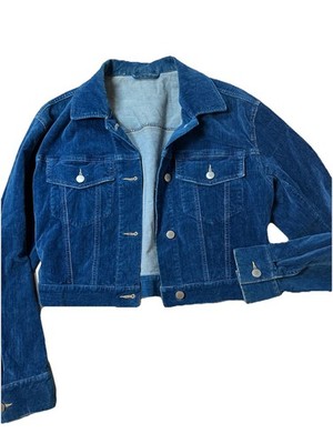 & Other Stories Cropped Blue Trucker Jacket Scandi Girl Wardrobe Spring Layer 8