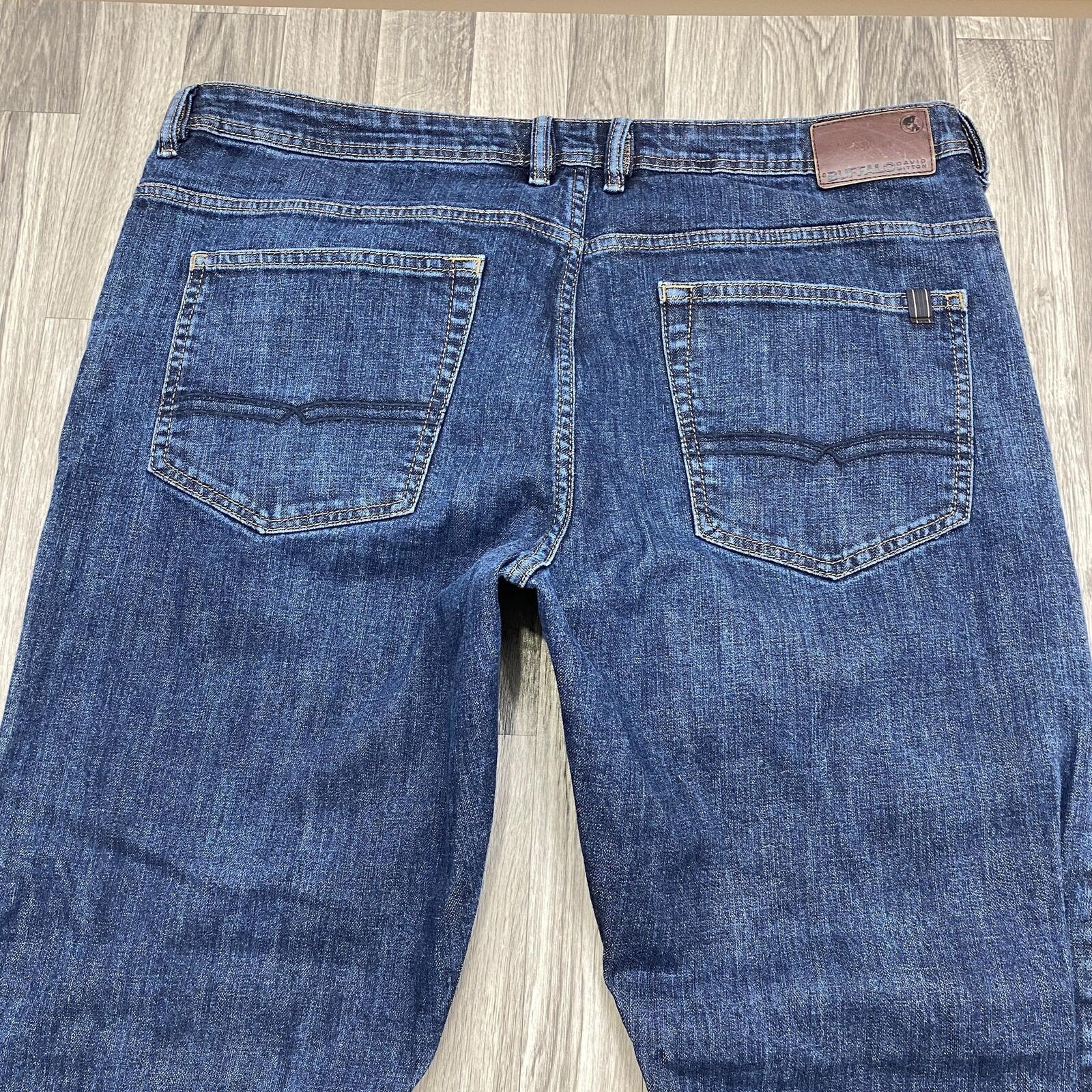 BUFFALO Driven-X Basic Straight Stretch Blue Deni… - image 5