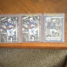 Panini Jelani Woods 2022 Rookie Card Lot (3) Playoff/Chronicles Colts GK-39