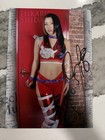 2016 REINA JOSHI PURORESU Hikaru Shida Autographed Portrait AEW WWE Stardom TJPW — photo 1