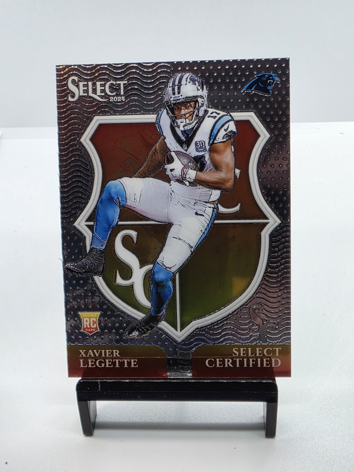 2024 Panini Select Xavier Legette Select Certified Rookie Carolina Panthers #14