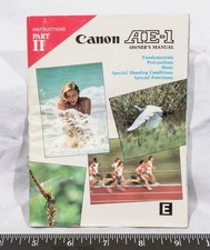 Canon AE-1 Camera Instructions Part II Manual