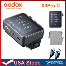 Godox X3 Pro C Touchscreen TTL Flash Trigger for Canon 2.4G Wireless LCD Screen