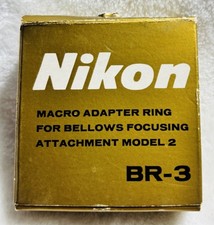 Nikon BR-3 - Macro Adapter Ring- F Mount Adapter for bellows Focusing Model 2