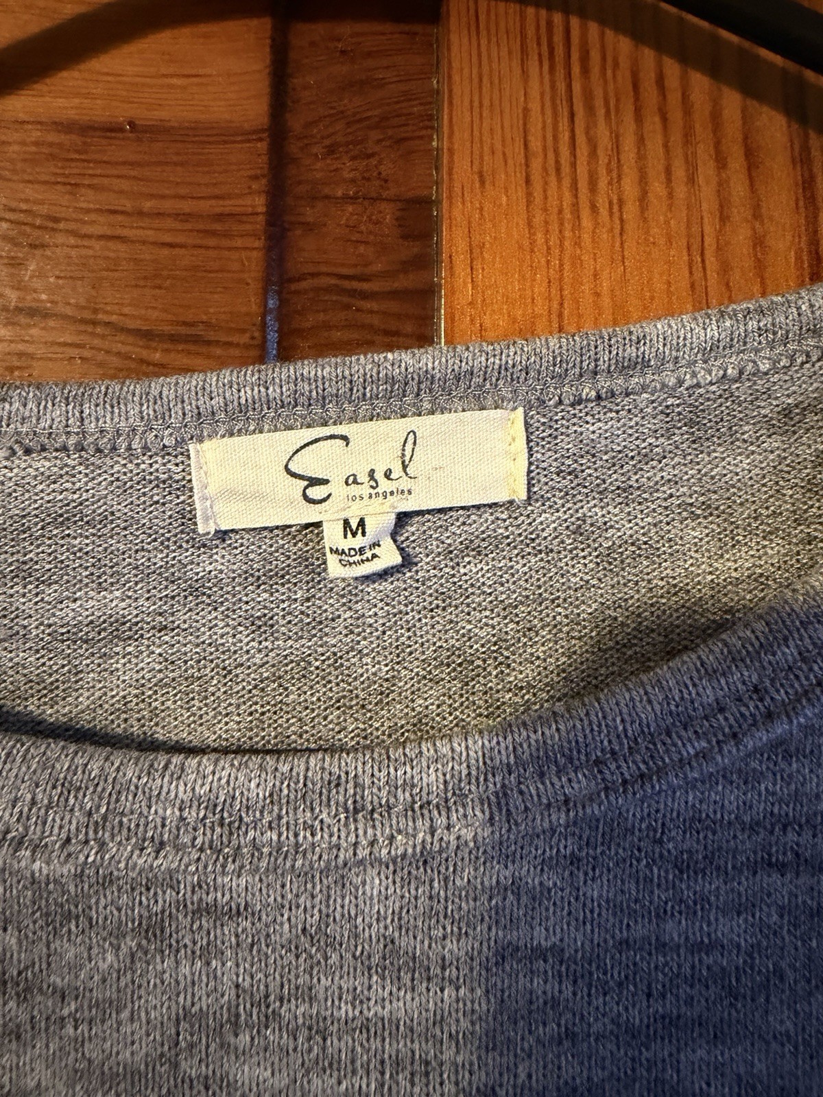 Easel Long Sleeve, Patchwork, Size Medium - image 3