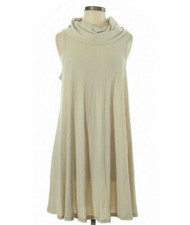 Forever 21 Women's A Line Cowl Neck Sleeveless Dress Taupe Size Medium New 