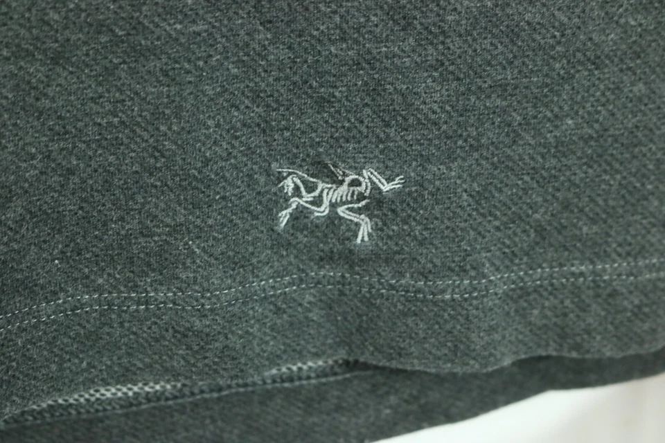 Camiseta pulóver tejida para mujer Arc'Teryx mezcla de algodón mediana línea A Foto 3 de 4