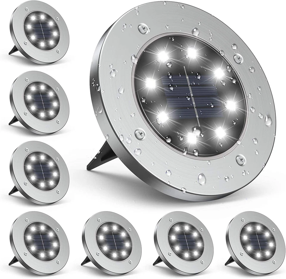 32X LED SOLARLEUCHTE BODENSTRAHLER AUßEN IP65 GARTENLEUCHTEN GARTEN Ijwckddiuhaj - Bild 2 von 4