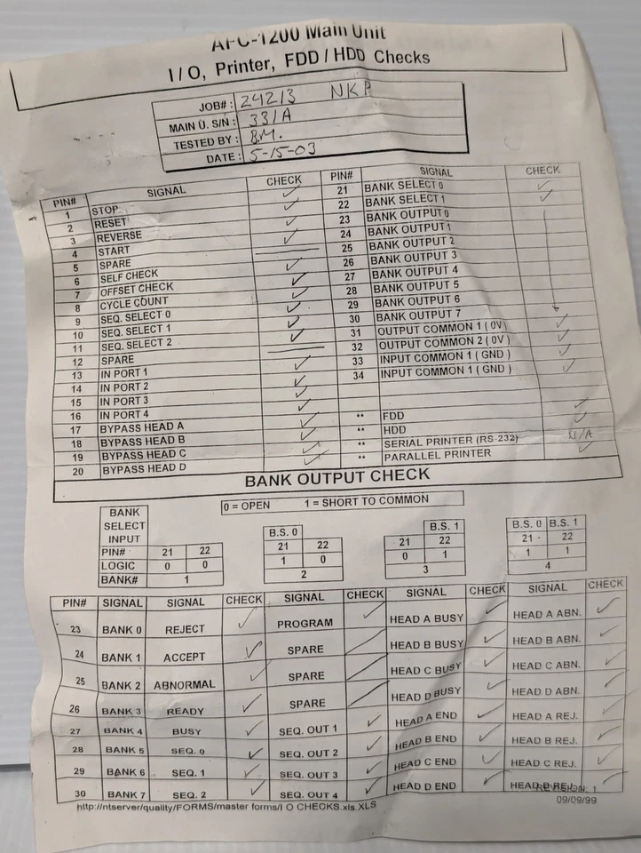 FEC AFC1200 Main System Axis Controller Surplus Tested+Returns - Image 4 of 4
