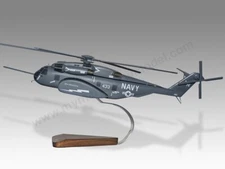 Sikorsky MH-53E Sea Dragon US Navy Desk Wood Helicopter New Model Large 1/72