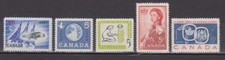 1959 Canada SC# 383-387 - 5 Older Stamps Lot# 22 M-NH  