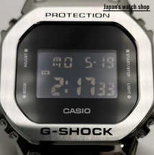 CASIO G-SHOCK GM-5600U-1JF Black Metal Bezel Men's Watch New in Box