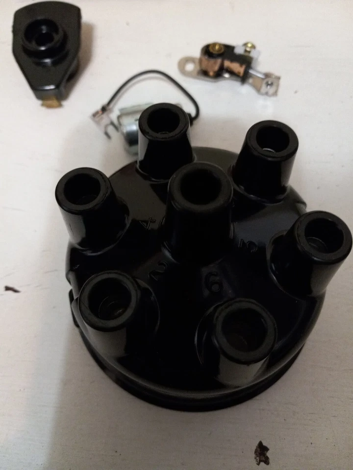 Kit de puesta a punto de encendido para Ford 6 cilindros 1948-1967 puntos condensador tapa rotor Foto 4 de 4