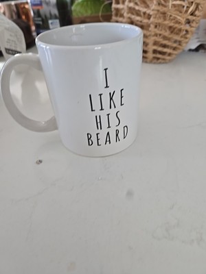 Coffee Tea Mug Cup - M Ware - I LIKE His BEARD New No Box