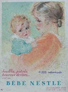 Publicite Bebe Nestle Joufflu Potele Heureux De Vivre Calin Maman De 1934 Ad Pub Ebay