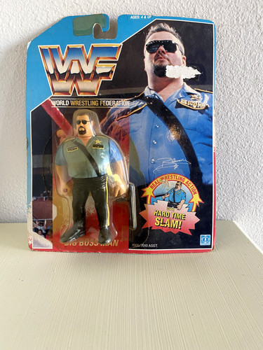 WWF Big Boss Man Action Figure Hasbro 1990...