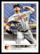 2022  Topps  Alex Wells Rookie #118 Baltimore Orioles Baseball Card