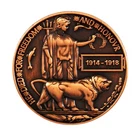 WW1 Death plaque Dead Mans Penny Remembrance Pin Badge - New