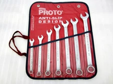 Proto Anti-Slip 7pc SAE Combination Wrench Set J2514 USA