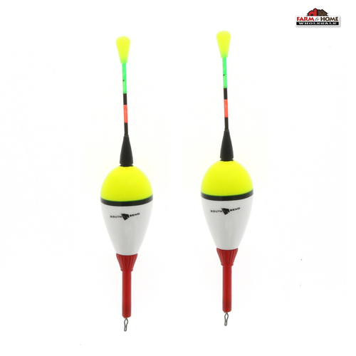 (2) South Bend Fiber Optic Float Bobber 1" Oval NEW eBay
