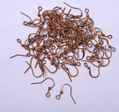 Free Shipping 200Pcs EARRING HOOK COIL EAR WIRE FOR JEWELRY Making Findings