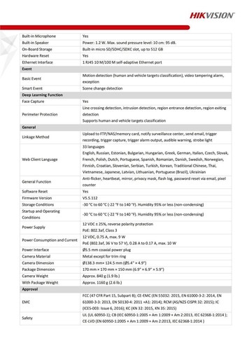 Hikvision 4K 8CH 8POE NVR 8MP Kit de Sistema de CCTV Cámara IP de Seguridad AI AuSense Lote - Imagen 17 de 19