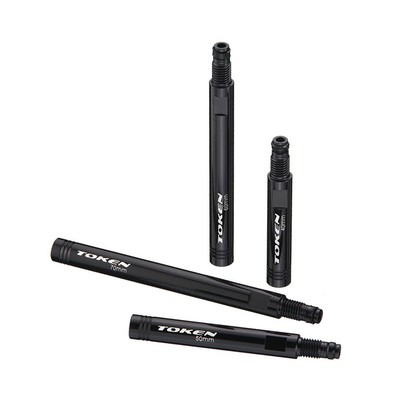 TOKEN Valve Extender TOKEN, für SV, Felgen 61-70mm, schwarz (1 Paar)