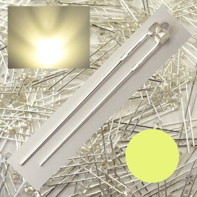 LED 1,8mm Warmweiß Klar Stückzahl wählbar 1/10/25/50 Stück F7/4