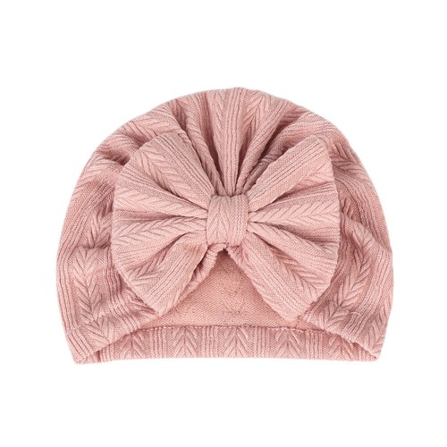 Newborn Baby Cute Turban Jacquard Hospital Beanie Bow Cap Infant Girls Soft - Picture 9 of 18