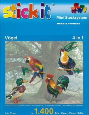 Mini Stecksystem Vögel 4 in 1 ca. 1.400 Teile Nr. 41147