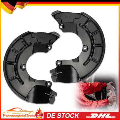 2x ANKERBLECH SPRITZBLECH FÜR VW POLO 9N 6R UP FABIA IBIZA VORNE LINKS + RECHTS.